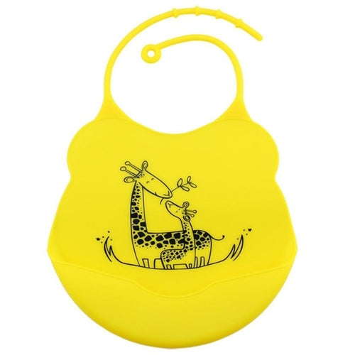 1PC Baby Infants Kids Cute Silicone Bibs Baby
