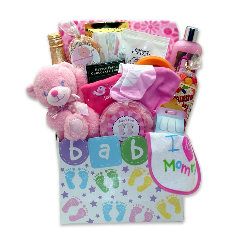 New Baby Celebration Gift Box - Pink- baby girl gifts - new baby gift