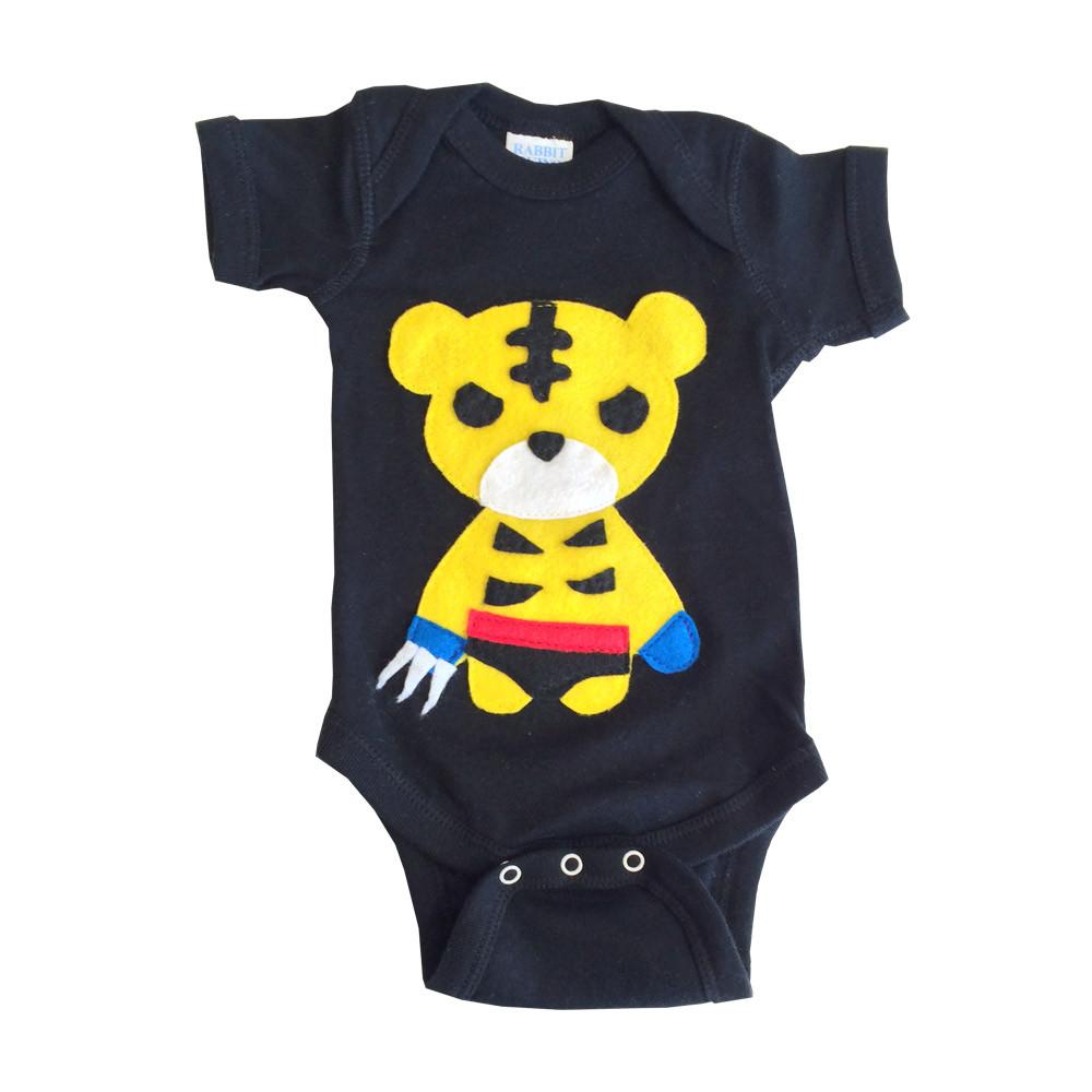 Super Hero Onesie - Team Super Animals - Sharp Tiger