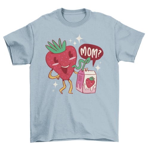 Strawberry mom t-shirt