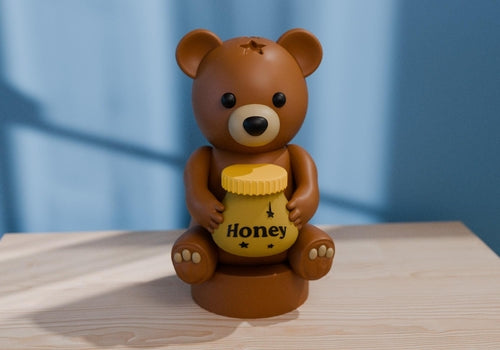 Personalized Teddy Bear Night Light β Custom Baby Room Decor Gift