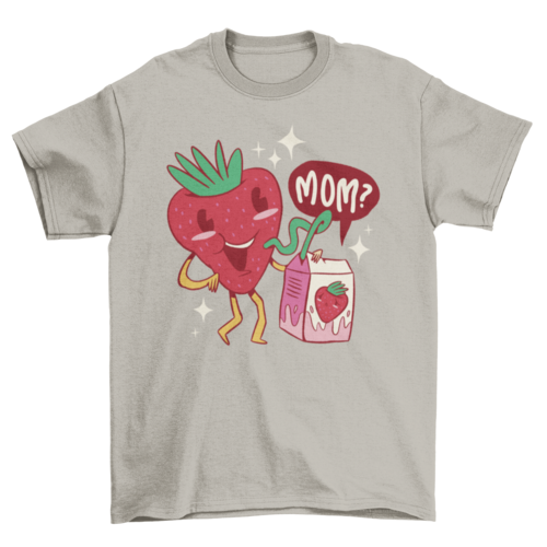 Strawberry mom t-shirt