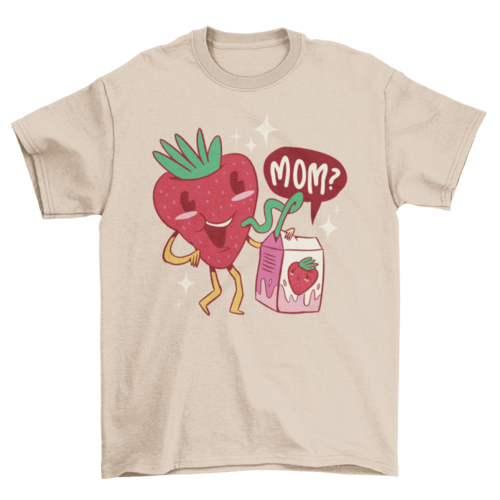 Strawberry mom t-shirt