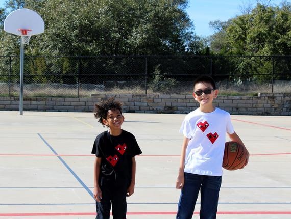 Kids T-shirt - I Heart - mi cielo x Donald Robertson - Black