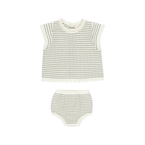 Summer Arrival Baby Unisex Sleeveless Knitted Top Vest and Bloomers